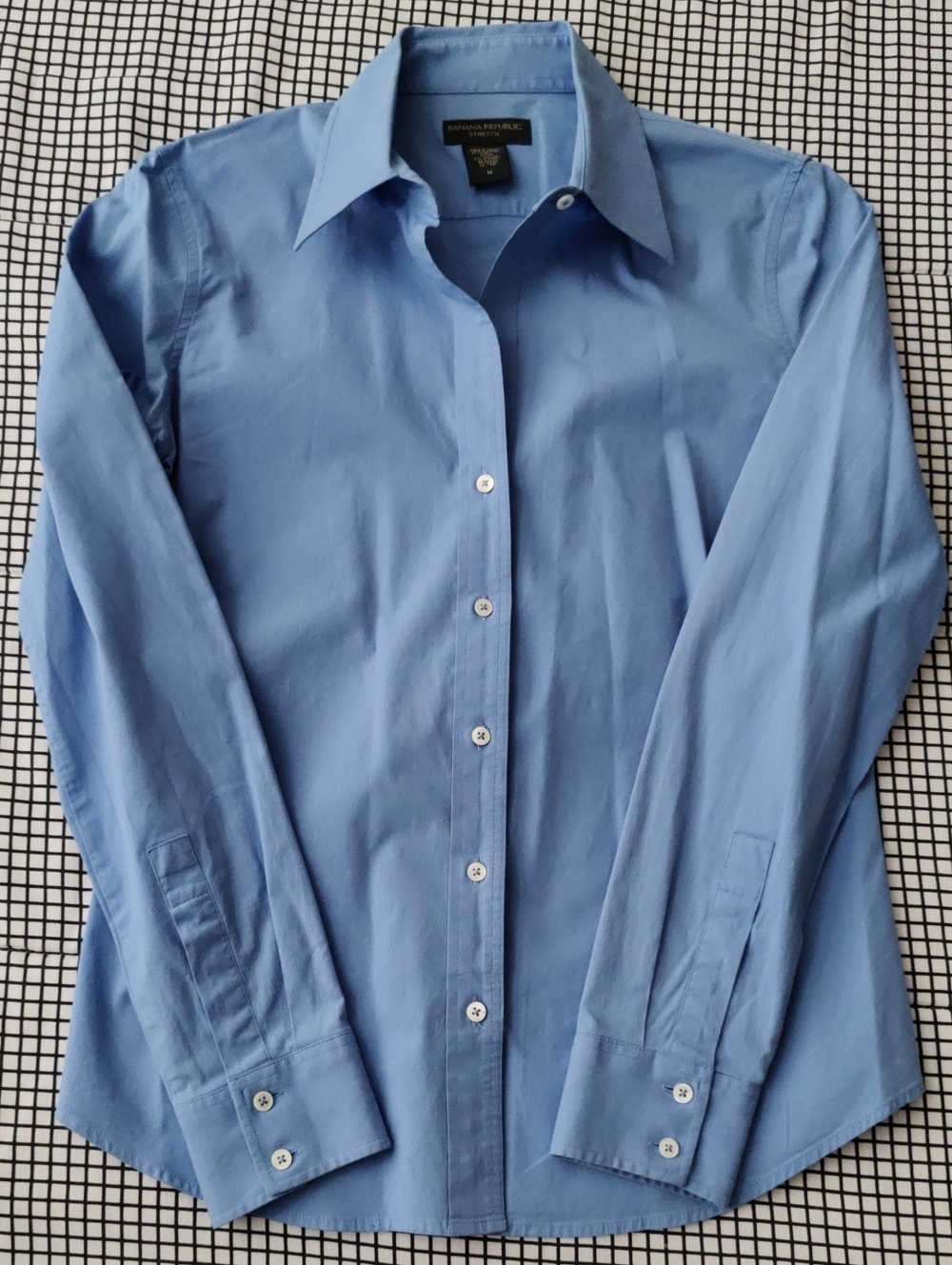 Banana Republic Light Blue Women's Dress Shirt